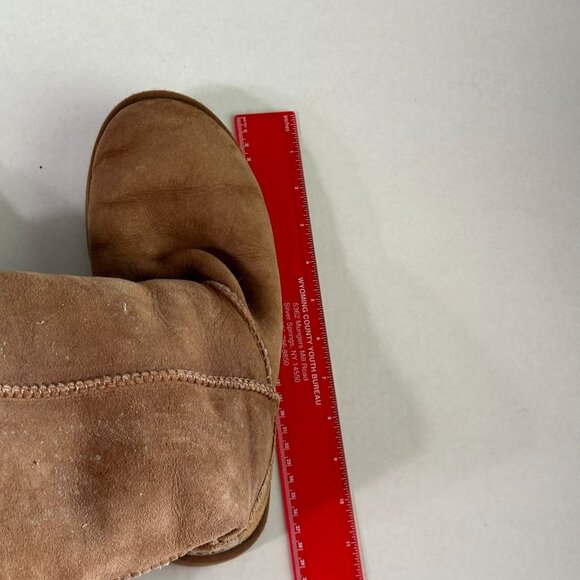 Tall Tan Warm Ugg Boots 9 - Picture 12 of 12